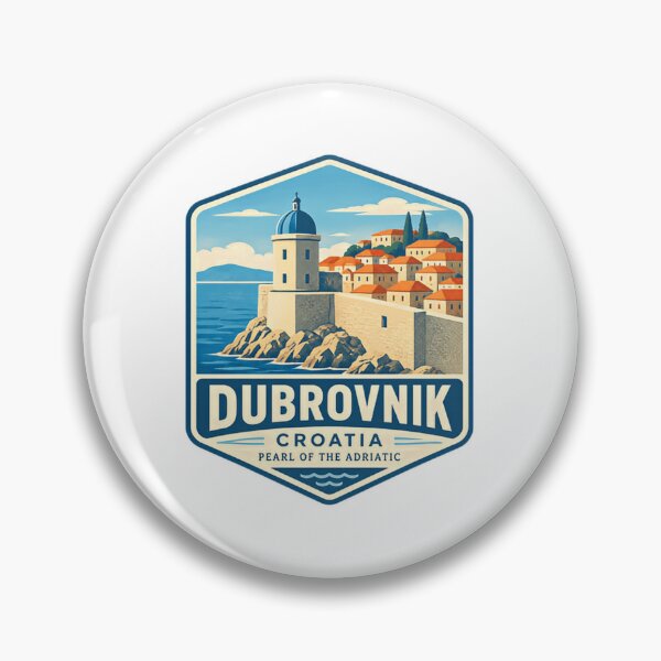 Item preview, Dubrovnik Croatia Pearl Of The Adriatic Travel Vacation Souvenir designed and sold by Star3NowForMe.