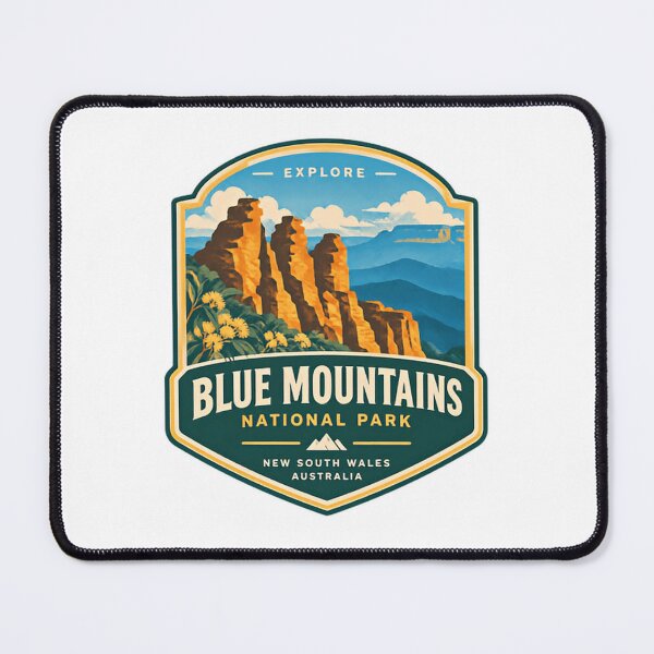 Item preview, Explore Blue Mountains National Park New South Wales Australia Travel Souvenir designed and sold by Star3NowForMe.