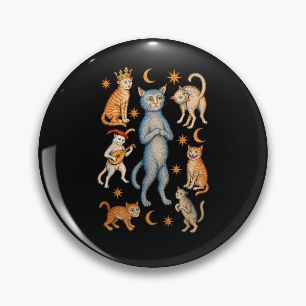 Item preview, Funny Medieval Cats Renaissance Middle Ages Artwork Inspired designed and sold by ArtByimamS.