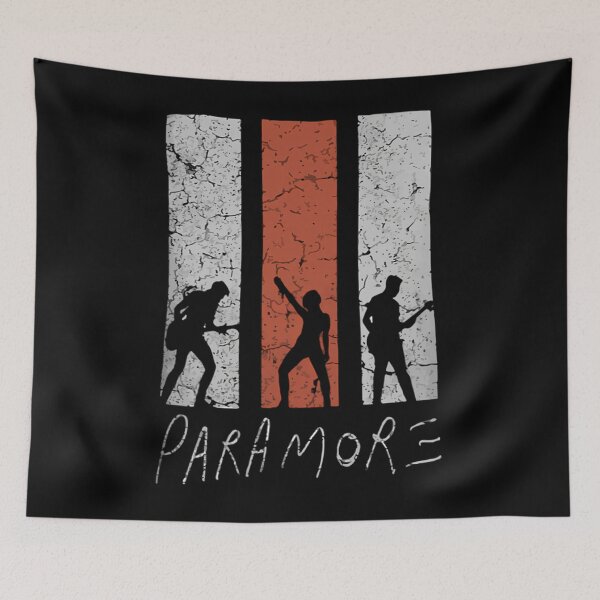 Item preview, paramore band silhouette rock portrait designed and sold by JacquelineJor.