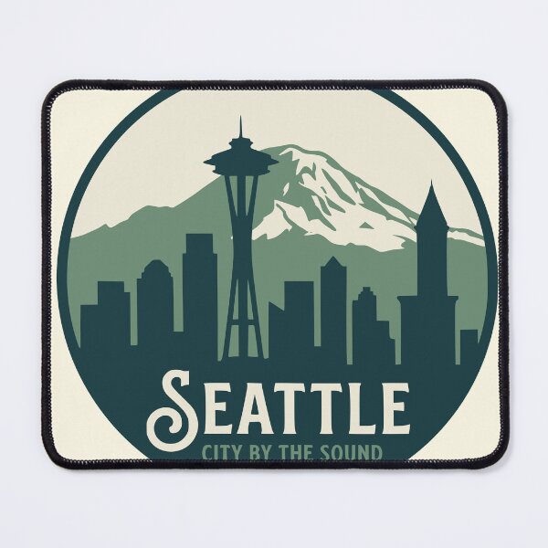 Item preview, Vintage Seattle Emblem designed and sold by Travelpeak.