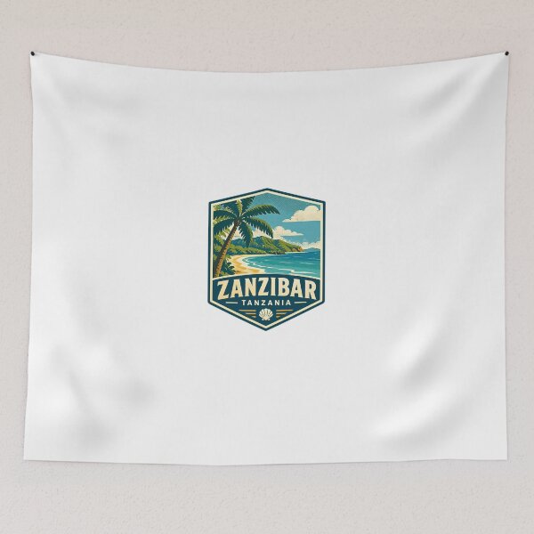Item preview, Zanzibar Tanzania Island Beach Travel Souvenir designed and sold by Star3NowForMe.