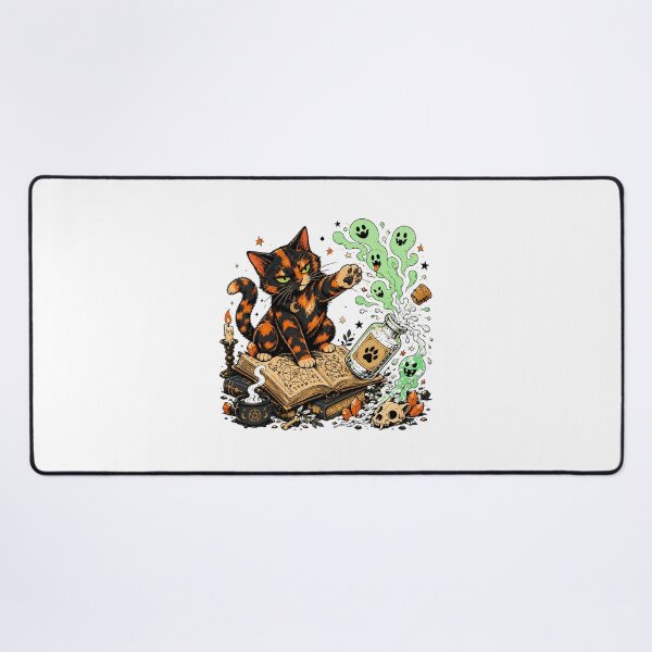 Item preview, Witchy Tortoiseshell Cat Magic Spooky Halloween Spell designed and sold by chattsuede.