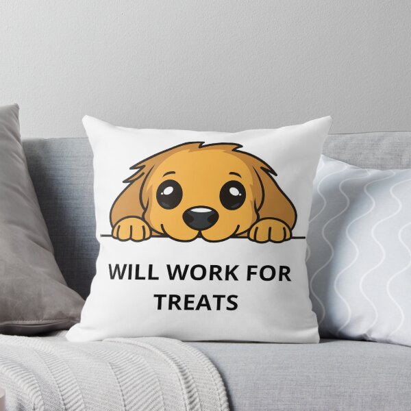 Item preview, Will Work For Treats Cute Peekaboo Puppy Dog Design designed and sold by Jani045.