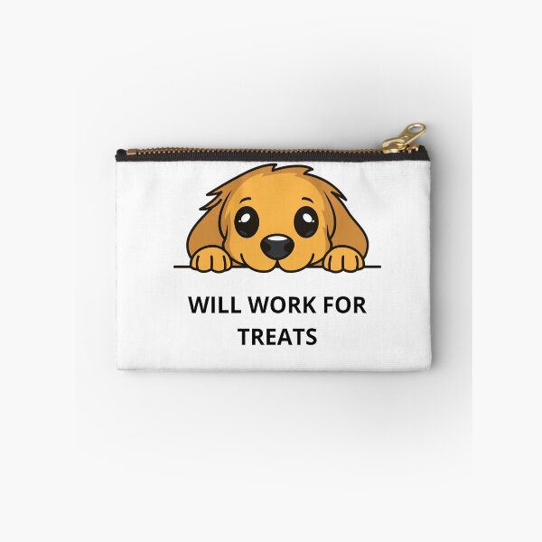 Item preview, Will Work For Treats Cute Peekaboo Puppy Dog Design designed and sold by Jani045.