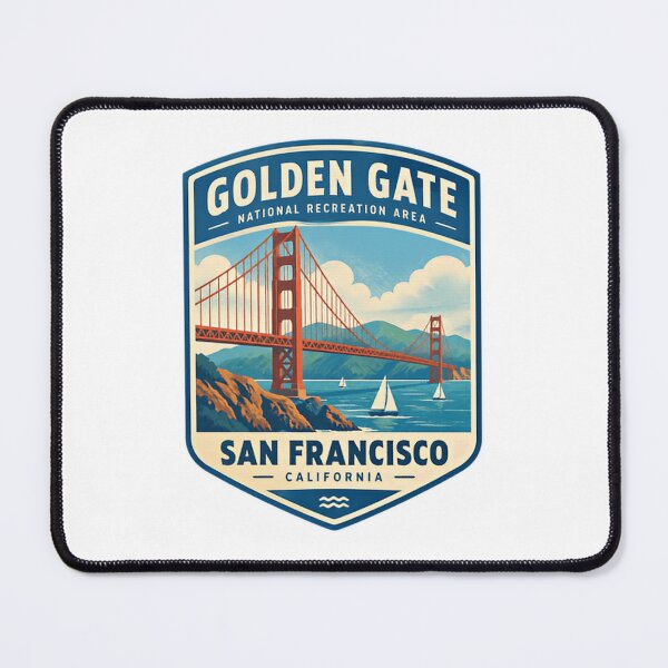 Item preview, Golden Gate National Recreation Area San Francisco California Landmark Travel Souvenir designed and sold by Star3NowForMe.