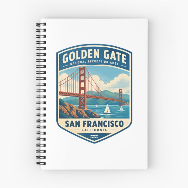Item preview, Golden Gate National Recreation Area San Francisco California Landmark Travel Souvenir designed and sold by Star3NowForMe.