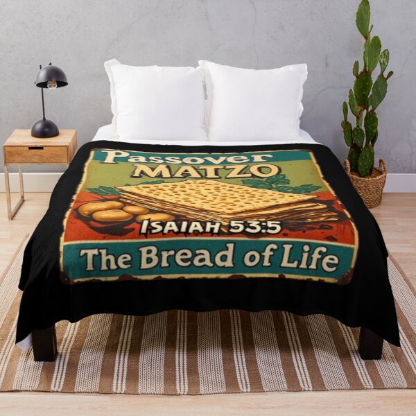 Item preview, passover matzo the bread of life - isaiah 53 designed and sold by JacquelineJor.