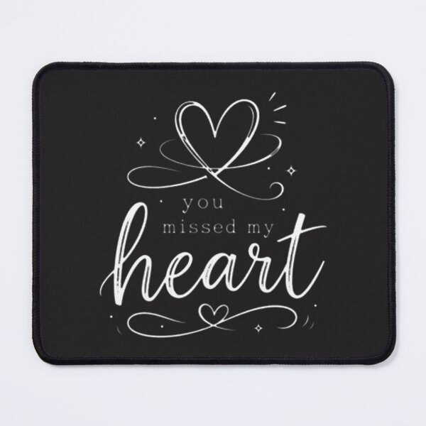 Item preview, You Missed My Heart Cute Vintage Style Romantic Graphic Design designed and sold by waabiisabii.
