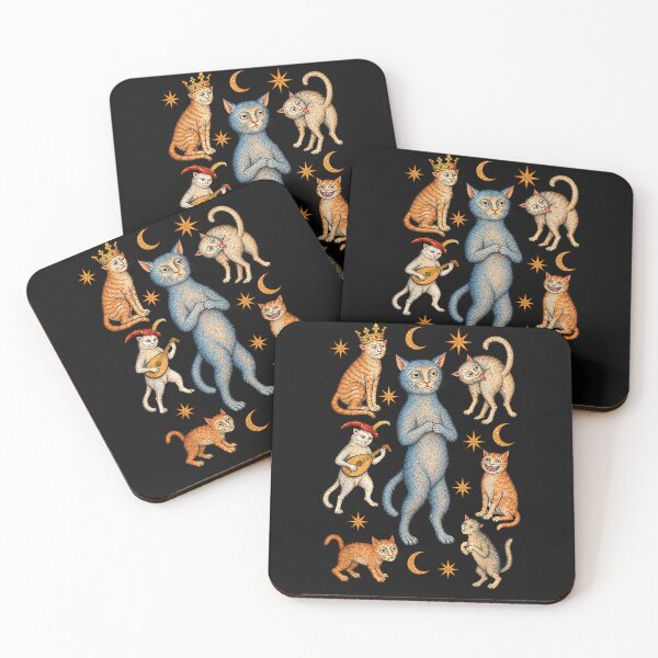 Item preview, Funny Medieval Cats Renaissance Middle Ages Artwork Inspired designed and sold by leevekaArt.