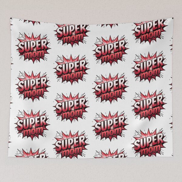 Item preview, Retro Pop Art Super Mom designed and sold by Nela-&-Lena.