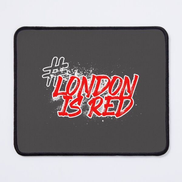 Item preview, London Is Red Urban Art Design Featuring Iconic Cityscape in Vibrant Red Hues designed and sold by NanoB.