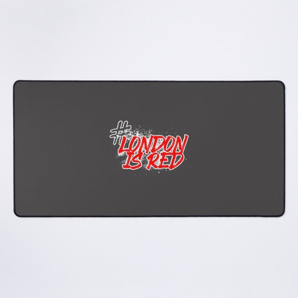 Item preview, London Is Red Urban Art Design Featuring Iconic Cityscape in Vibrant Red Hues designed and sold by NanoB.