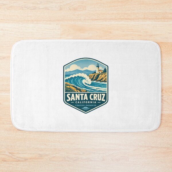 Item preview, Santa Cruz California Coastal Paradise Surfing Beach Travel Souvenir designed and sold by Star3NowForMe.