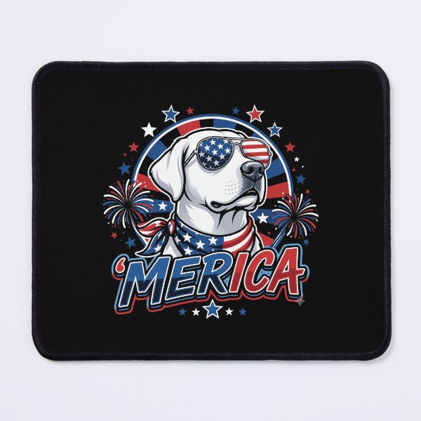 Item preview, Merica Patriotic Dog designed and sold by LYNCH-CADSN.