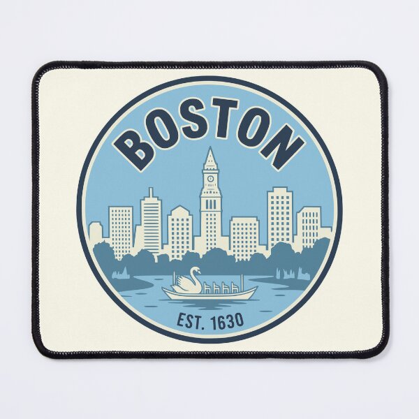 Item preview, Vintage Boston Skyline designed and sold by Travelpeak.