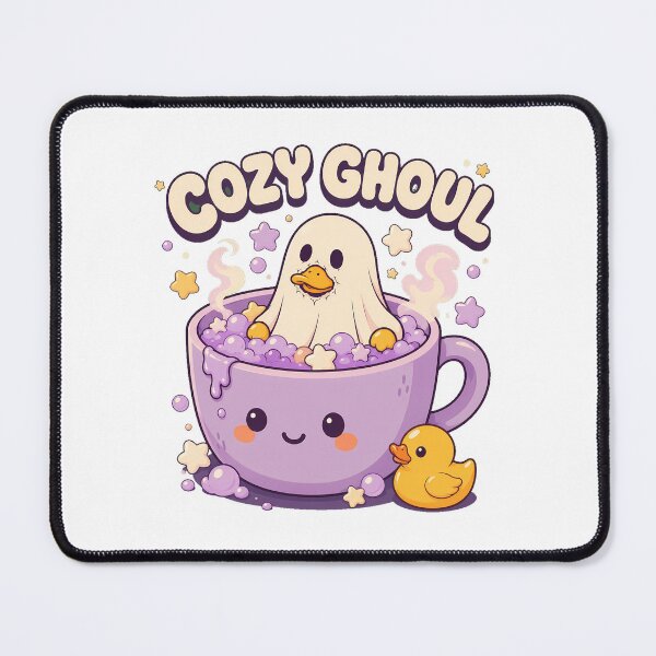 Item preview, Cozy Ghoul Ghost Duck Pastel Goth Halloween designed and sold by chattsuede.