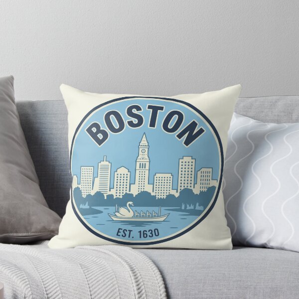 Item preview, Vintage Boston Skyline designed and sold by Travelpeak.