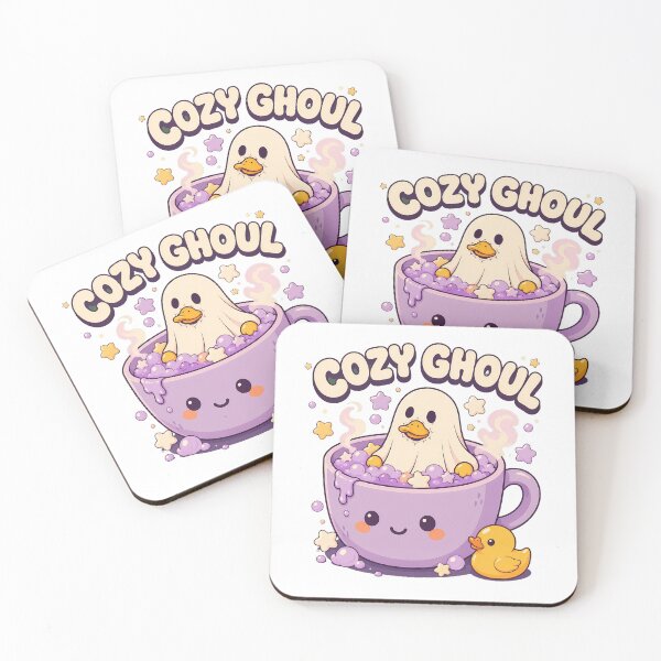 Item preview, Cozy Ghoul Ghost Duck Pastel Goth Halloween designed and sold by chattsuede.