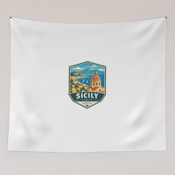 Item preview, Sicily Italy Land Of Sun And Sea Italian Island Travel Souvenir designed and sold by Star3NowForMe.