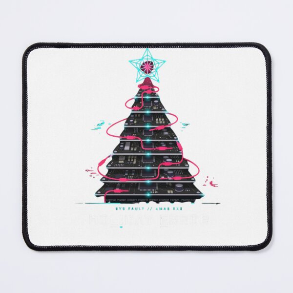 Item preview, Futuristic Christmas Tree Circuit Board - Edgy Gaming Tee designed and sold by wyzin39.