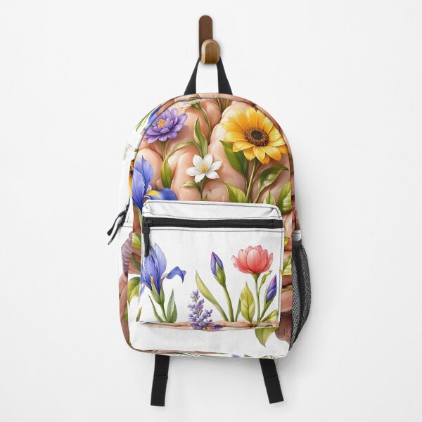 Item preview, Blooming Floral Brain Garden with Irises and Lavender designed and sold by CraftyValley.