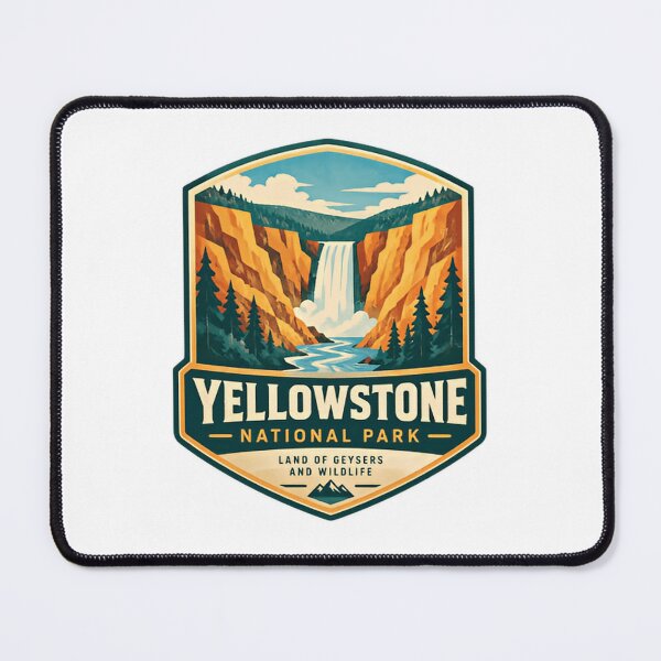 Item preview, Yellowstone National Park Land Of Geysers And Wildlife National Parks Travel Souvenir designed and sold by Star3NowForMe.