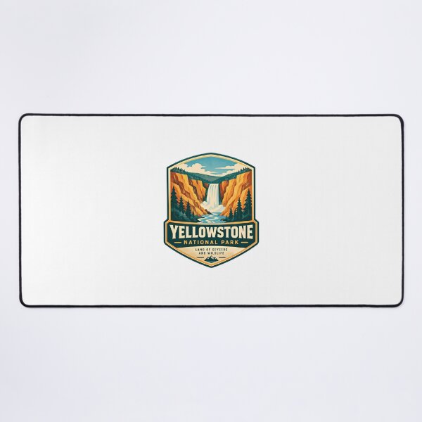 Item preview, Yellowstone National Park Land Of Geysers And Wildlife National Parks Travel Souvenir designed and sold by Star3NowForMe.