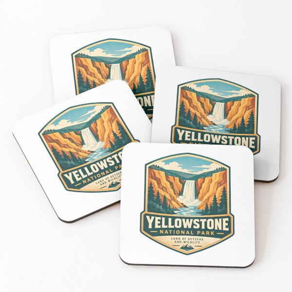 Item preview, Yellowstone National Park Land Of Geysers And Wildlife National Parks Travel Souvenir designed and sold by Star3NowForMe.