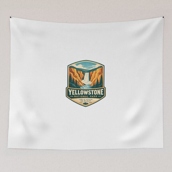 Item preview, Yellowstone National Park Land Of Geysers And Wildlife National Parks Travel Souvenir designed and sold by Star3NowForMe.
