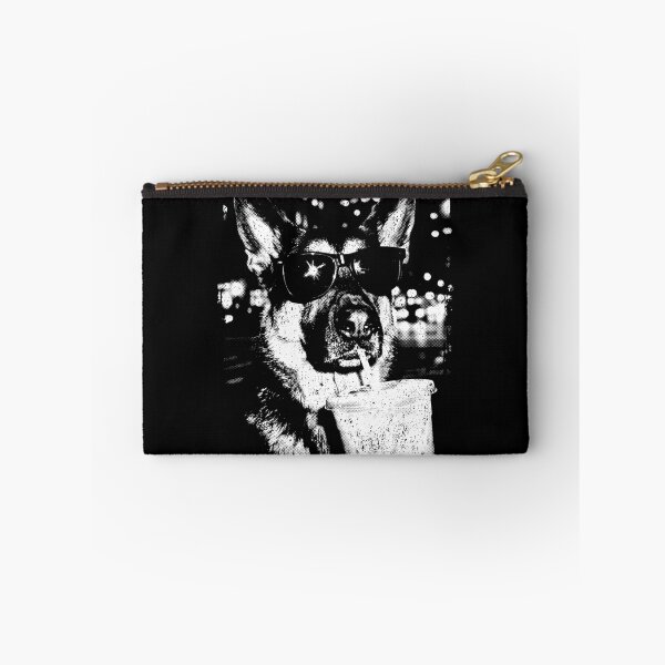 Item preview, German Shepherd Drinking Iced Coffee designed and sold by LiuTiuuu.