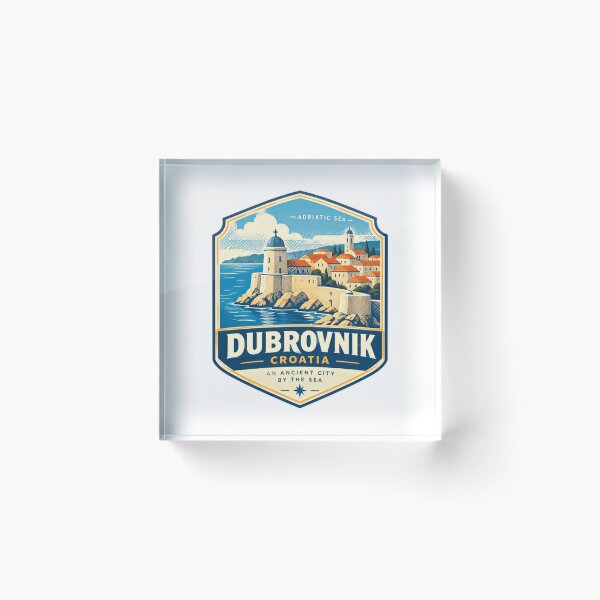 Item preview, Dubrovnik Croatia Adriatic Sea Ancient City Travel Souvenir designed and sold by Star3NowForMe.