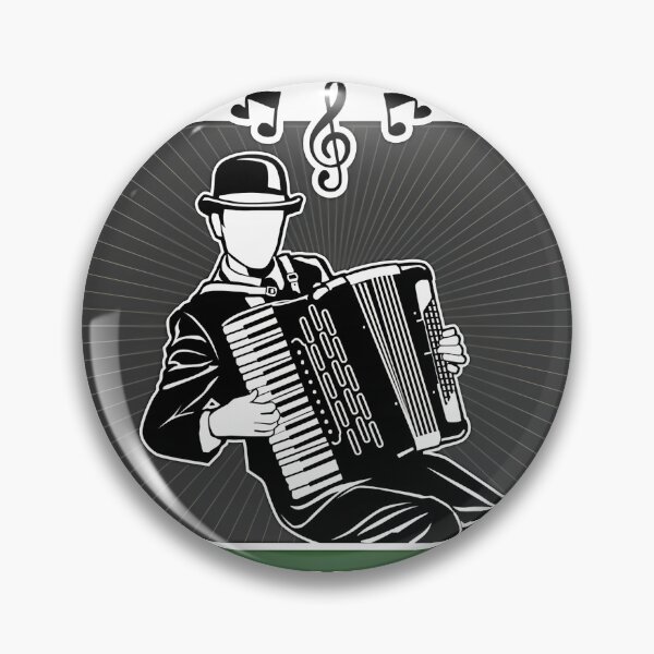 Item preview, Vintage Musician Band Also Accordion Retro Style designed and sold by OceanTrace.