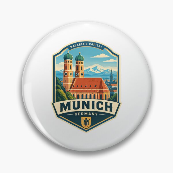 Item preview, Bavaria's Capital Munich Germany European Travel Souvenir designed and sold by Star3NowForMe.