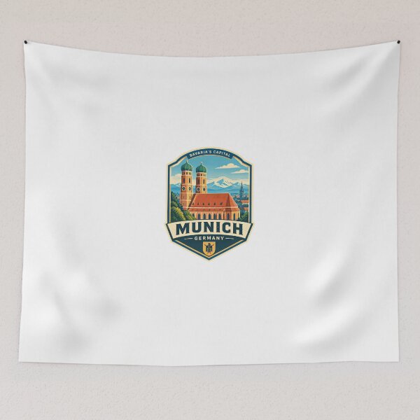 Item preview, Bavaria's Capital Munich Germany European Travel Souvenir designed and sold by Star3NowForMe.
