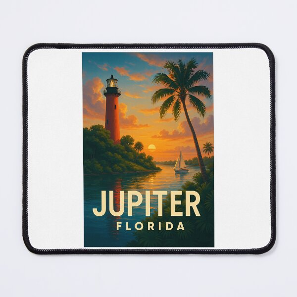 Item preview, Jupiter Inlet Lighthouse At Sunset Florida designed and sold by siaars-den.