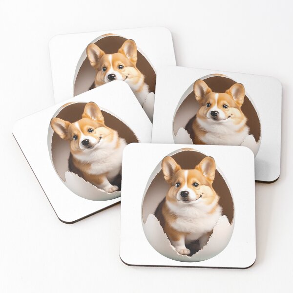 Item preview, Dog In Egg designed and sold by Jayne-eSiovbt.