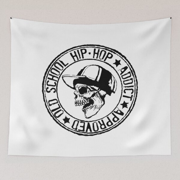 Item preview, old school hip hop addict (stamp) designed and sold by MichaelWayne1.