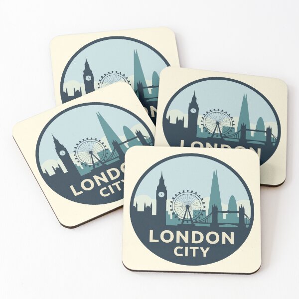 Item preview, Vintage London City Skyline Badge designed and sold by Travelpeak.