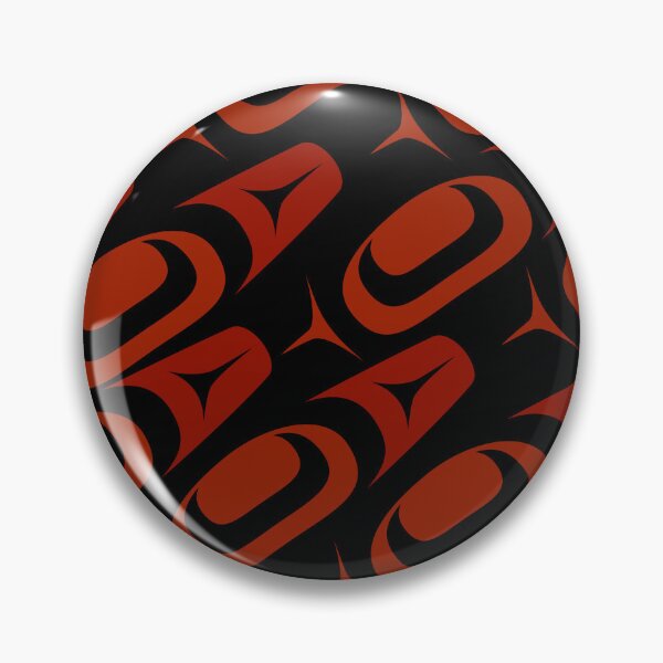 Item preview, Abstract Formline Shapes Red and Black designed and sold by Lou-ann Neel.