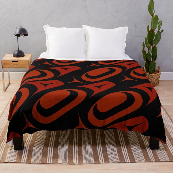 Item preview, Abstract Formline Shapes Red and Black designed and sold by Lou-ann Neel.