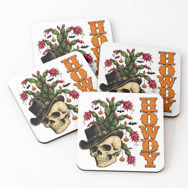Item preview, Spooky Cowboy Skull Halloween Howdy Cactus Western Gothic designed and sold by chattsuede.