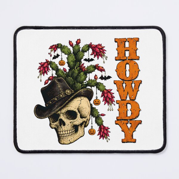 Item preview, Spooky Cowboy Skull Halloween Howdy Cactus Western Gothic designed and sold by chattsuede.