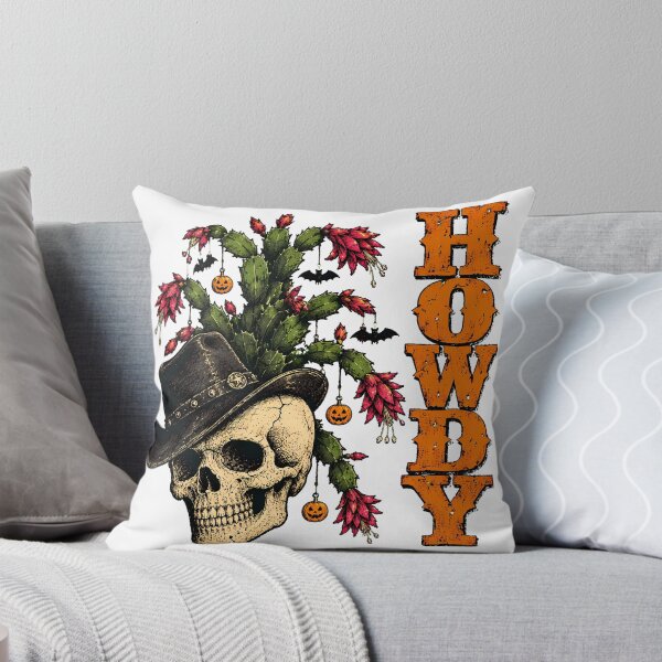 Item preview, Spooky Cowboy Skull Halloween Howdy Cactus Western Gothic designed and sold by chattsuede.