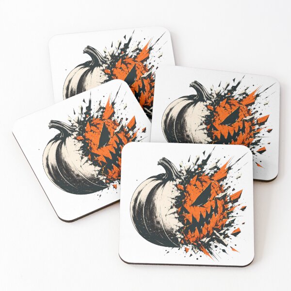 Item preview, Shattered Exploding Jack Lantern Spooky Halloween Concept designed and sold by chattsuede.