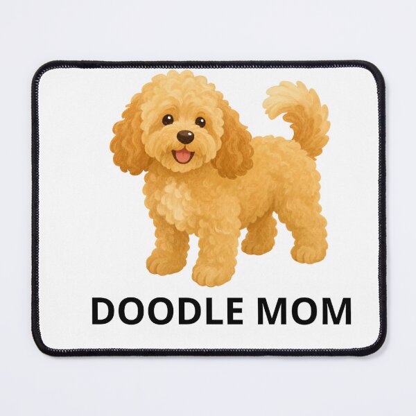 Item preview, Cute Doodle Mom Fluffy Goldendoodle Puppy Dog Design designed and sold by Jani045.