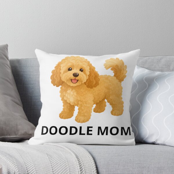 Item preview, Cute Doodle Mom Fluffy Goldendoodle Puppy Dog Design designed and sold by Jani045.