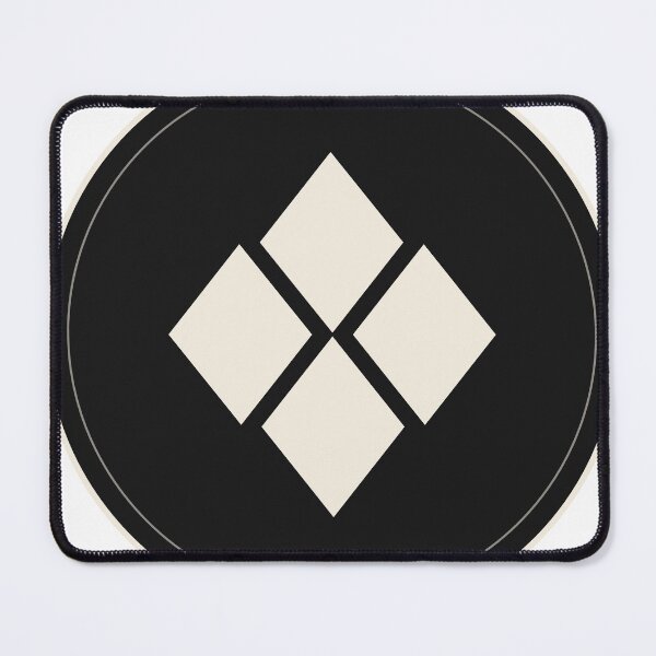 Item preview, Takeda Clan Crest, Yotsu Bishi Kamon designed and sold by NihonKamonScape.