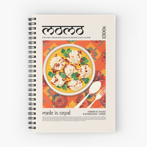 Item preview, Nepalese Momo Vintage Food designed and sold by SurfolioPrints.