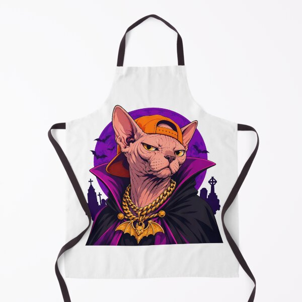 Item preview, Streetwear Vampire Sphynx Cat Gothic Halloween Mascot designed and sold by chattsuede.